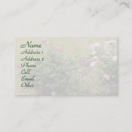 Gartenprofil Rose Visitenkarte