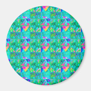 Gartenquiltmalerei mit Hydrangea und Blues Magnet