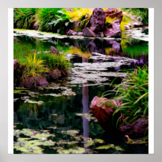 Gartenreflexionen Poster