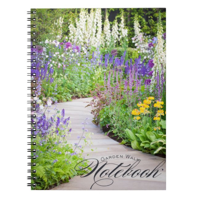 Gartenrundgang Notizbuch Notizblock (Vorderseite)
