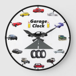 Gartensäulensperre Große Wanduhr
