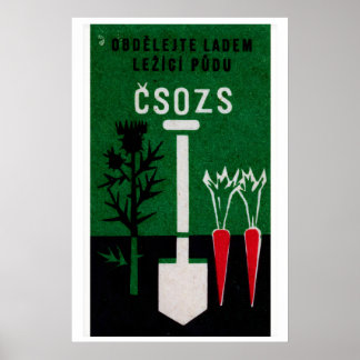 Gartenschaufel Streichholzschachtel-Kunstprint, Ts Poster