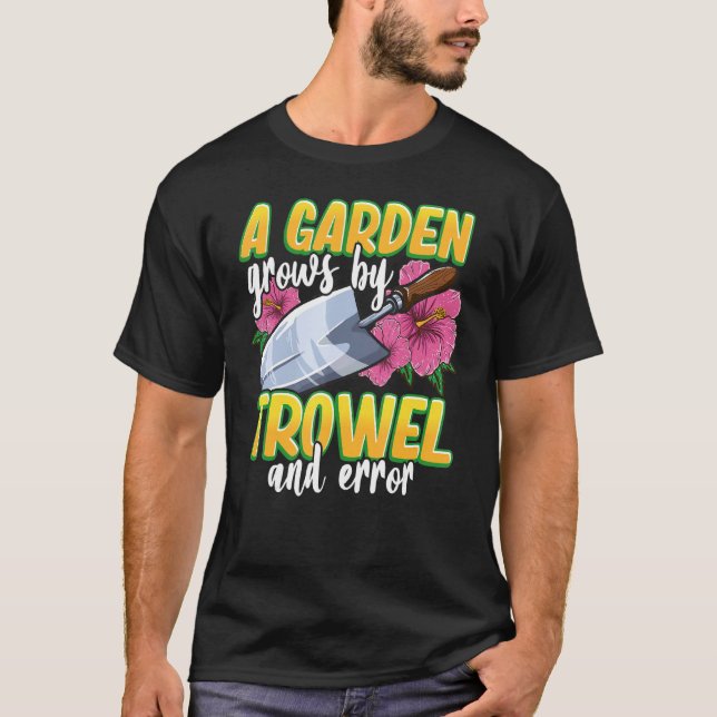 Gartenschaufel und Fehler T-Shirt (Vorderseite)