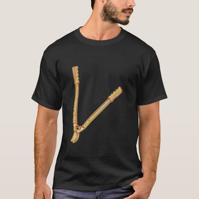 Gartenschere T-Shirt (Vorderseite)