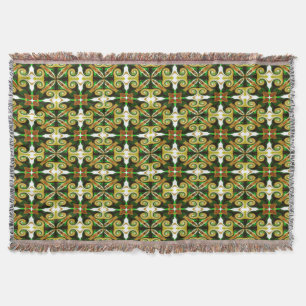 Gartenspitzenmuster kariertes Design Decke