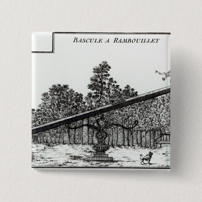 Gartenständiges schwanken in Rambouillet, von Button (Vorderseite)