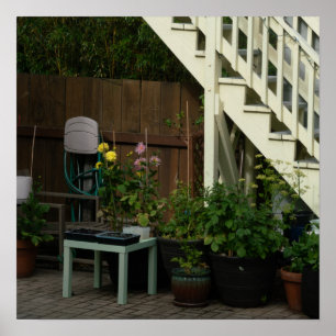 Gartenstuhl Poster