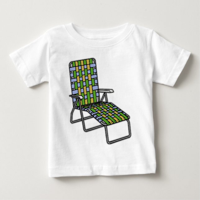 Gartenstuhl-Wagen-Aufenthaltsraum Baby T-shirt (Vorderseite)