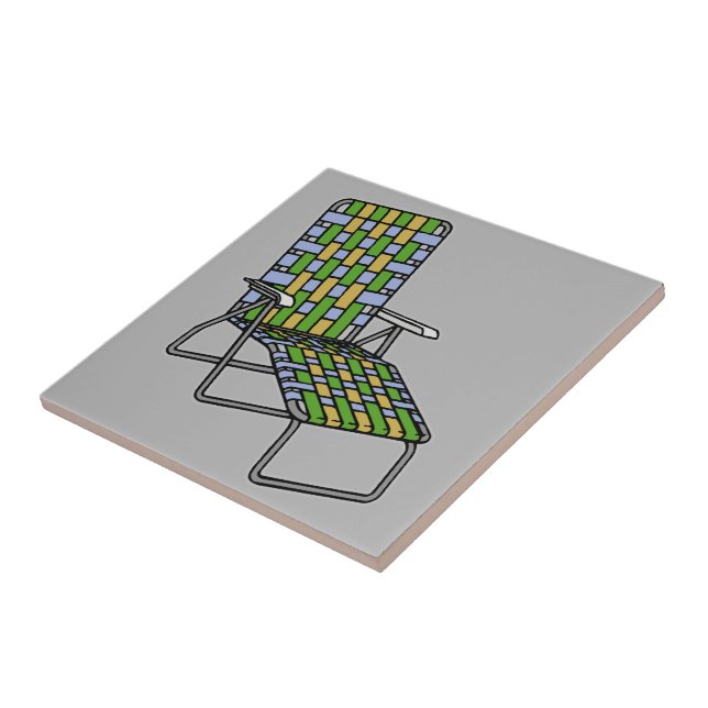 Gartenstuhl-Wagen-Aufenthaltsraum Fliese (Seite)