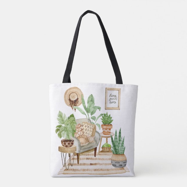 Gartenthema-Tasche Tasche (Rückseite)