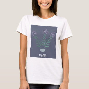 Gartenthymnenprint T-Shirt