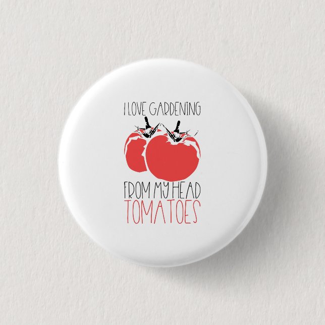 GartenTomaten/Gartengeschenk Button (Vorderseite)