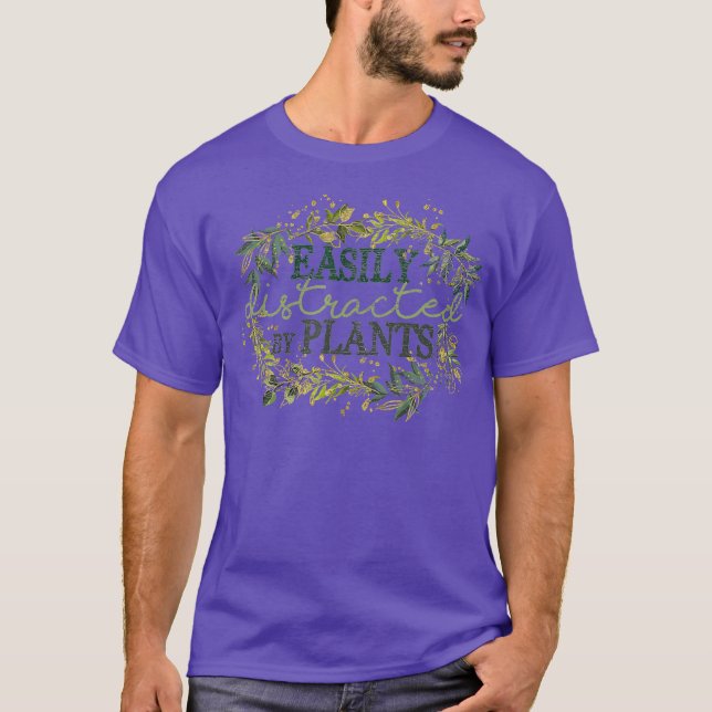 Gartentrift leicht von Pflanze abgelenkt T-Shirt (Vorderseite)