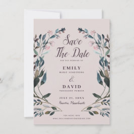 GartenWappen | Mauve Lila Wedding Save the Date