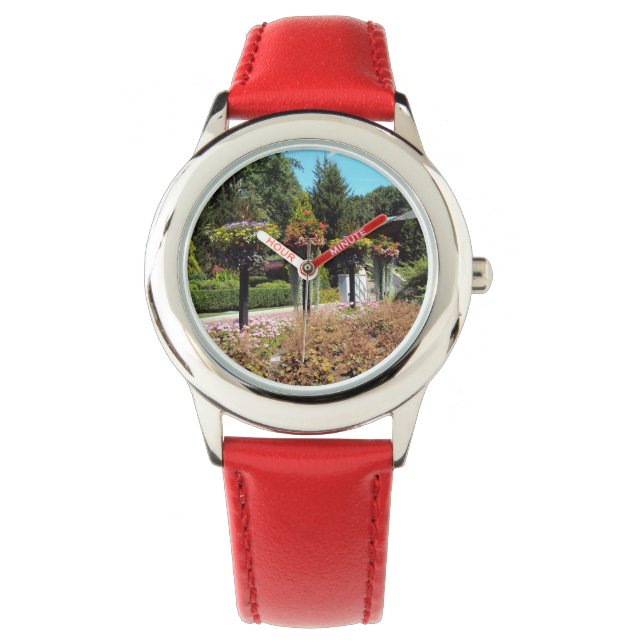 Gartenweg Armbanduhr (Vorderseite)