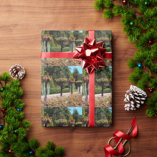 Gartenweg Geschenkpapier (Feiertagsgeschenk)