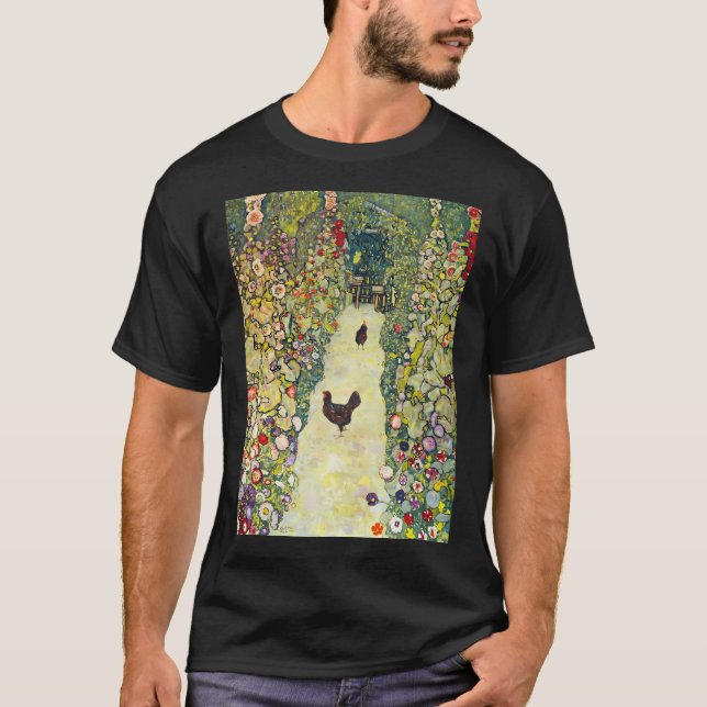 Gartenweg Gustav Klimt mit T-Shirt (Vorderseite)