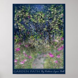 Gartenweg Poster