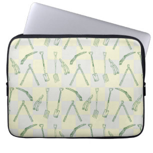 Gartenwerkzeuge Muster Laptopschutzhülle
