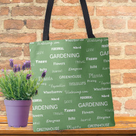 Gartenwörter für Gärtner & Pflanze Liebhaber von G Tasche