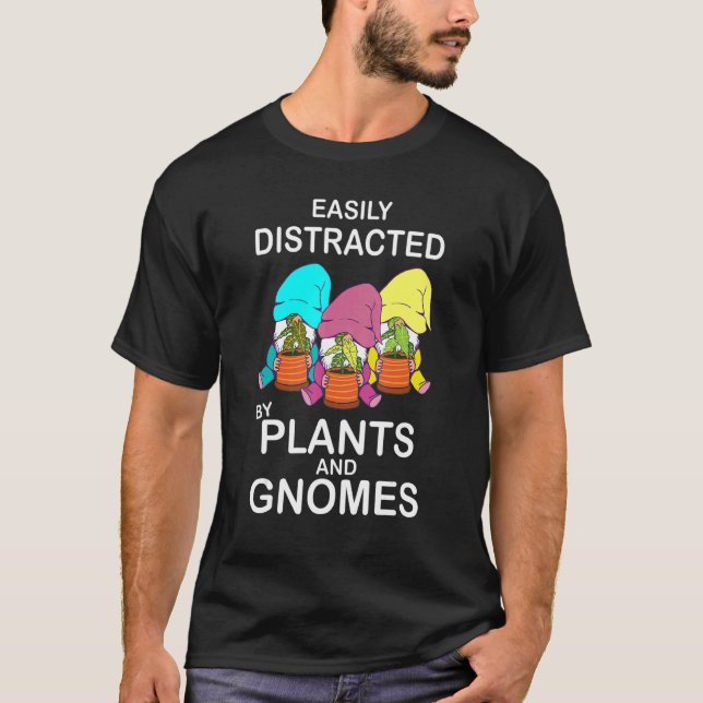 Gartenzwerg Gärtner T-Shirt (Vorderseite)