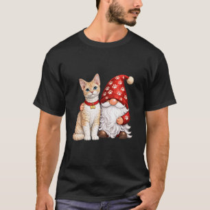 Gartenzwerg mit süßer Devon Rex Katzenmutter Fraue T-Shirt