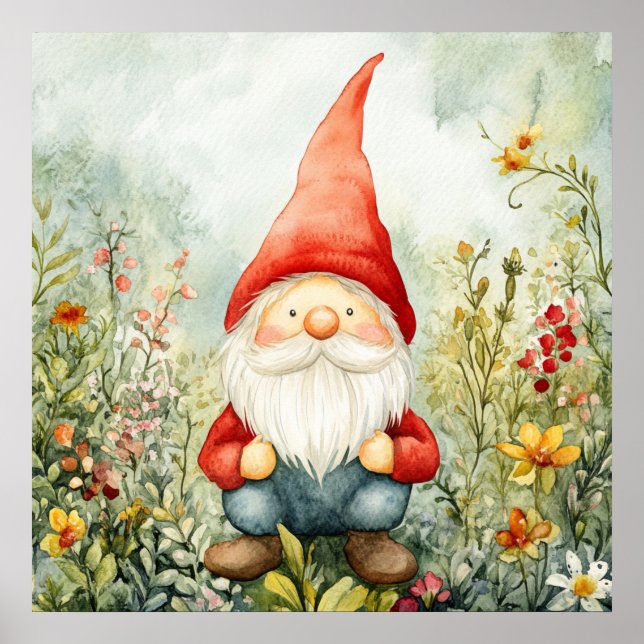 Gartenzwerg Poster (Vorne)