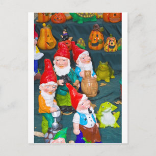 Gartenzwerg Postkarte