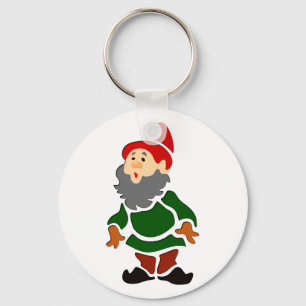 Gartenzwerg Wichtel garden gnome Schlüsselanhänger