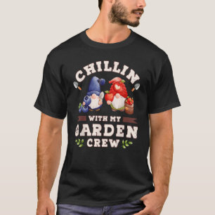 Gartenzwerge Zwerge mit Blaubeeren und Äpfeln T-Shirt