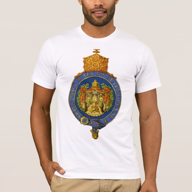 Garter umschlossene Waffen des T - Shirt Haile Sel (Vorderseite)