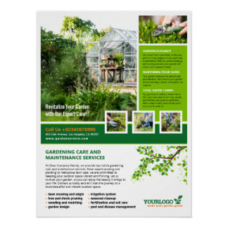 Gärtner, Gartencenter, Rasenpflege - Glossy Poster