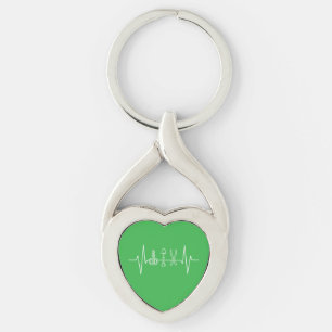 Gärtner - Gartengeräte Herzschlag Gärtner Geschenk Schlüsselanhänger