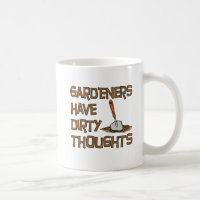 Gärtner haben lustige Tasse der schmutzigen