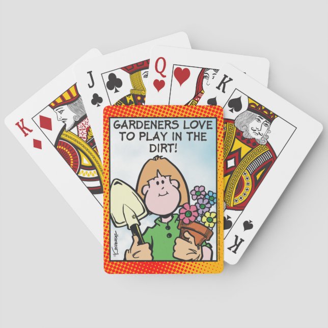 Gärtner Liebe zu... Spielkarten (Rückseite)