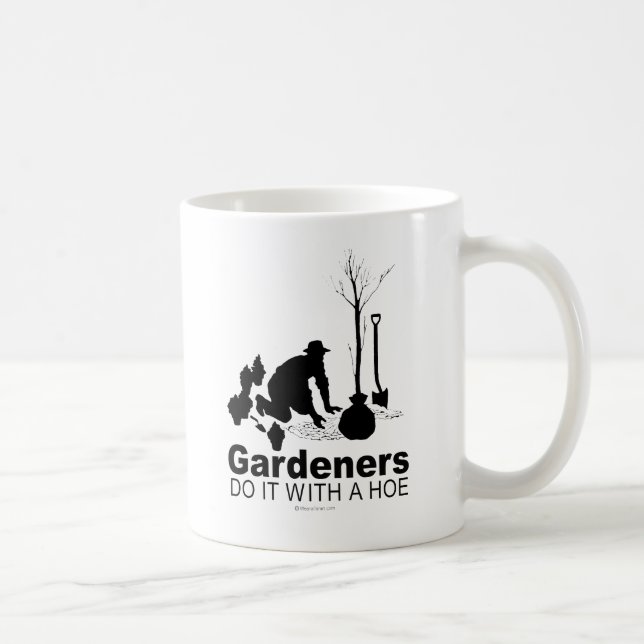 Gärtner machen das mit einem Huf Kaffeetasse (Rechts)