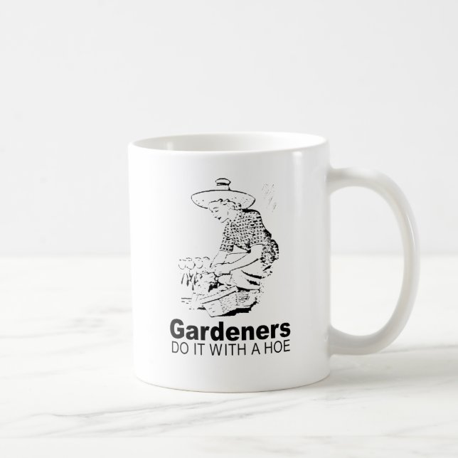 Gärtner machen das mit einem Hund 2 Kaffeetasse (Rechts)