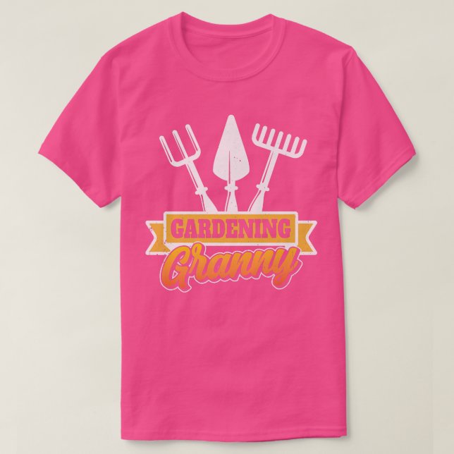 Gärtner-Oma Großmutter Garten Gärtner Großmutter T-Shirt (Design vorne)