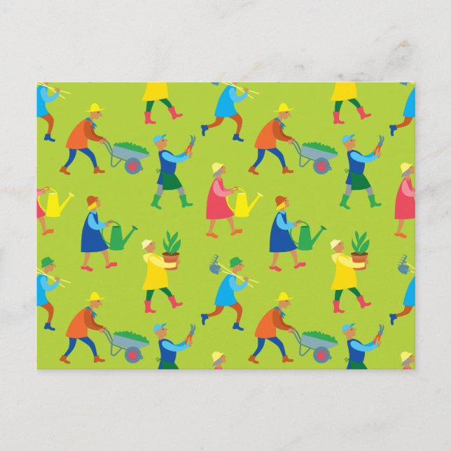 Gärtner Postkarte (Vorderseite)