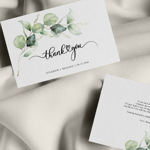 Gärtnerei Eukalyptus Mitteilungskarte