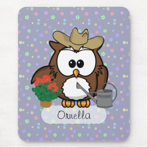 Gärtnereule Mousepad