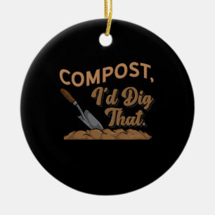 Gärtnergärtengeschenk Keramik Ornament