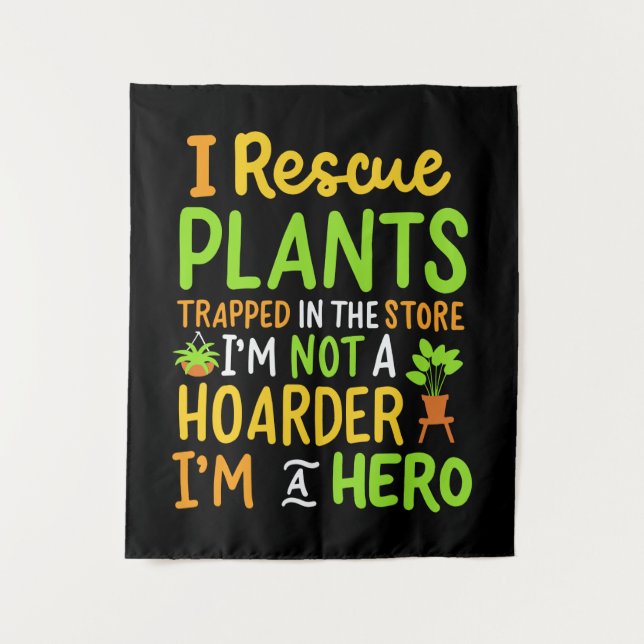 Gärtnergärtner Wandteppich (Vorderseite)