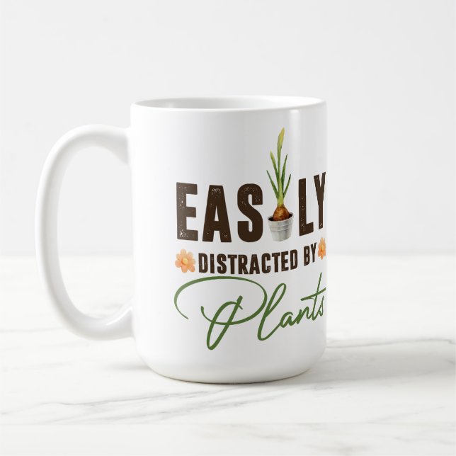 Gärtnergeschenk für Gärtner Pflanze Kaffeetasse (Links)