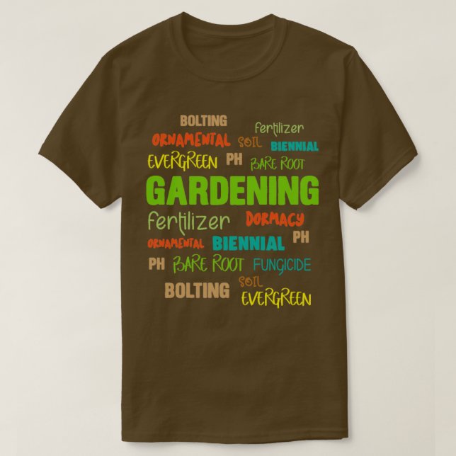 Gärtnergeschenk T-Shirt (Design vorne)