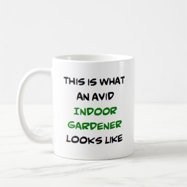 Gärtnerin, begeistert kaffeetasse (Links)