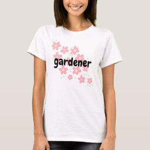 Gärtnerin mit Blume T - Shirt