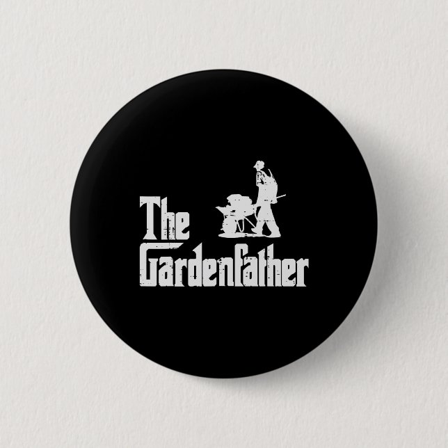 Gärtnern Der Großvater Funny Movie Pun Vathers Button (Vorderseite)