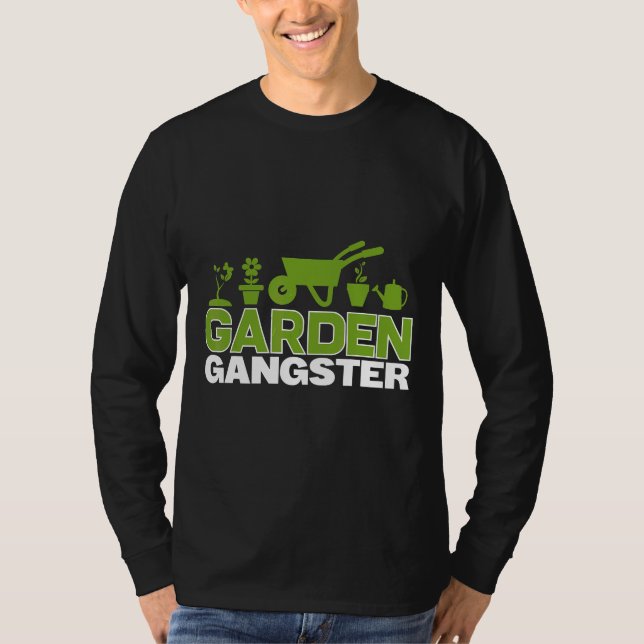 Gärtnern für Gärtnerhandschuhe T-Shirt (Vorderseite)