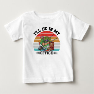 Gärtnern, Gärtner, Garten, lustig, Blume, Vinta Baby T-shirt